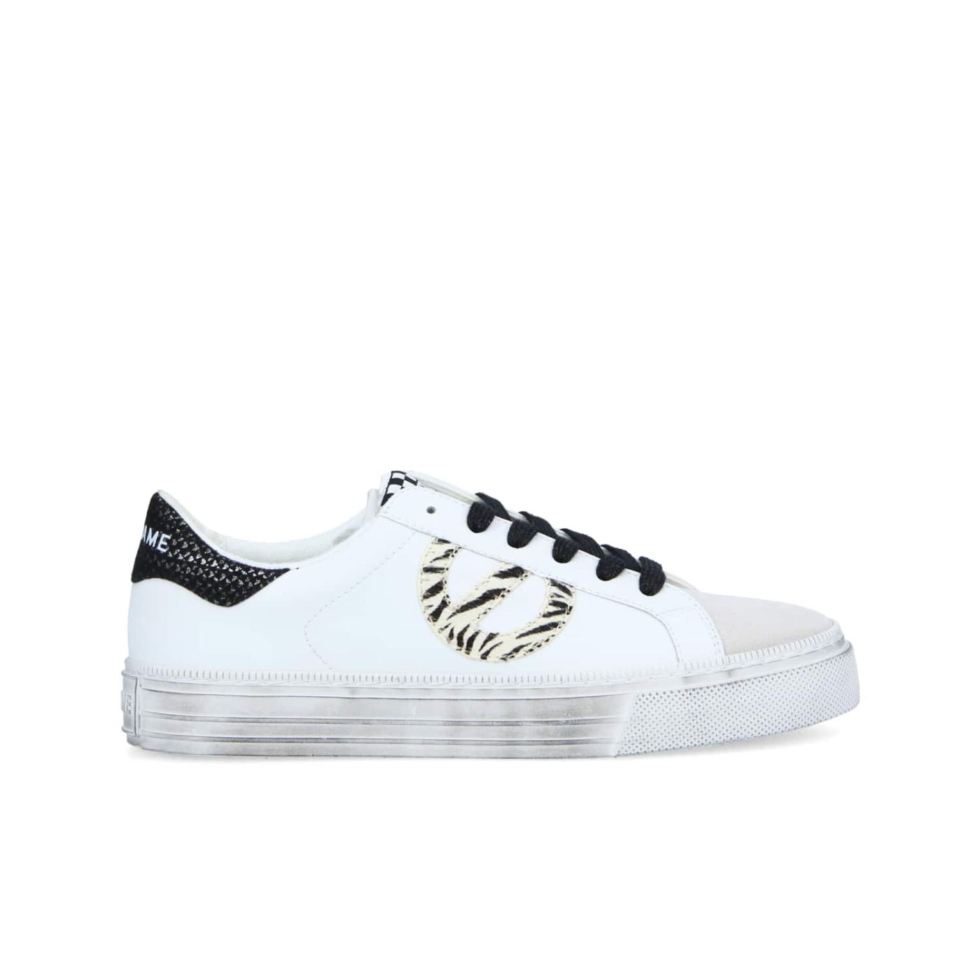 STRIKE SIDE - NAPPA/P.ZEBRA - WHITE/DOVE